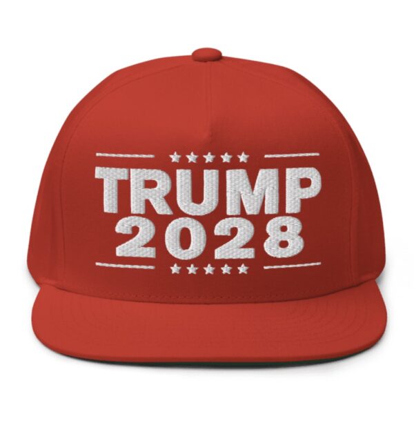Trump 2028 Flat Bill Cap