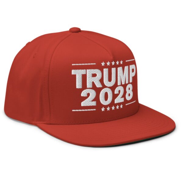 Trump 2028 Flat Bill Cap