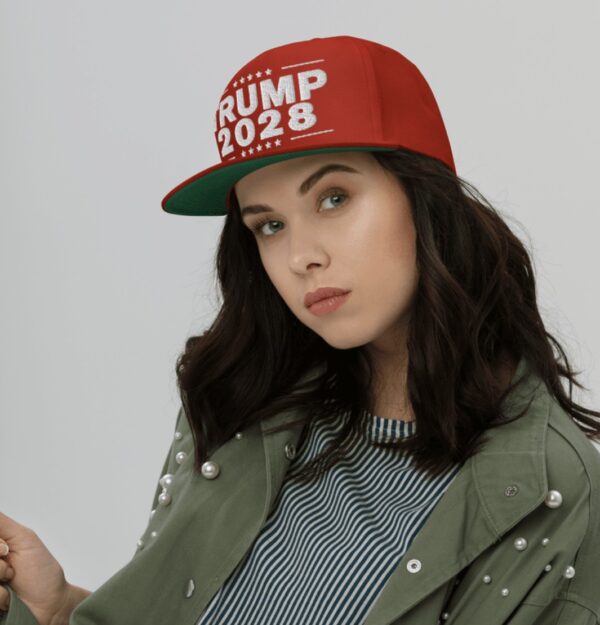 Trump 2028 Flat Bill Cap