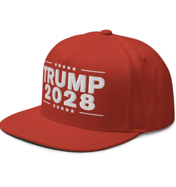 Trump 2028 Flat Bill Cap