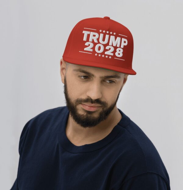 Trump 2028 Flat Bill Cap