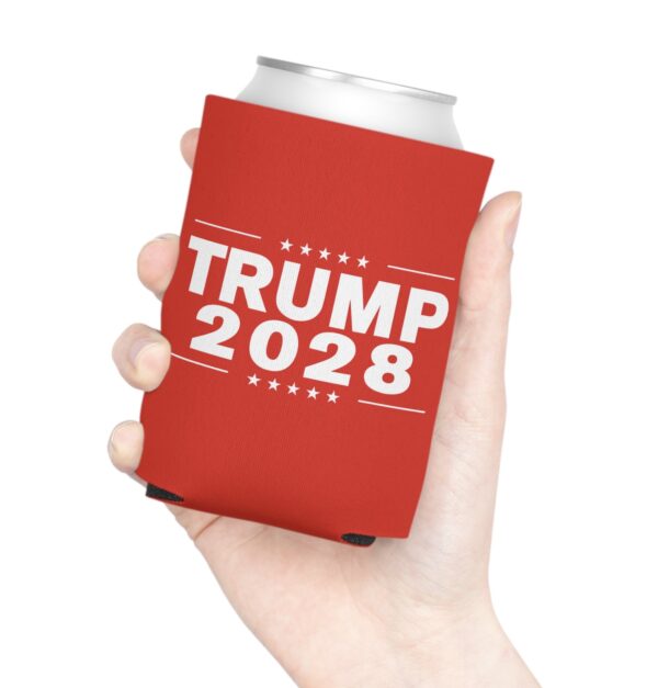 Trump 2028 Red Can Cooler