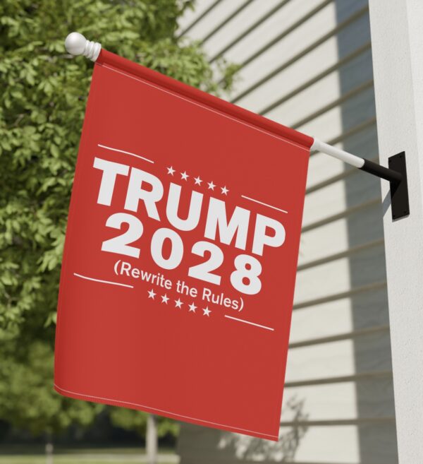 Trump 2028 (Rewrite the rules) Flag