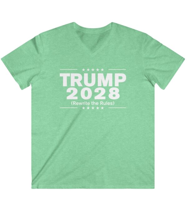 Trump 2028 (Rewrite the rules) Unisex V-Neck