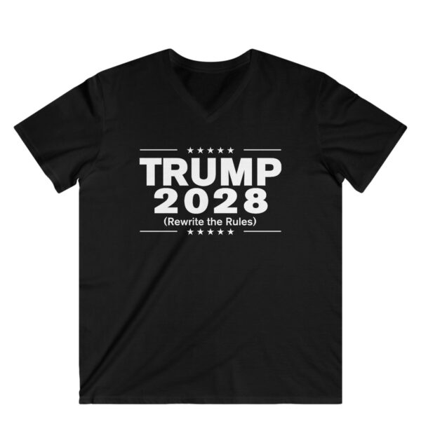 Trump 2028 (Rewrite the rules) Unisex V-Neck