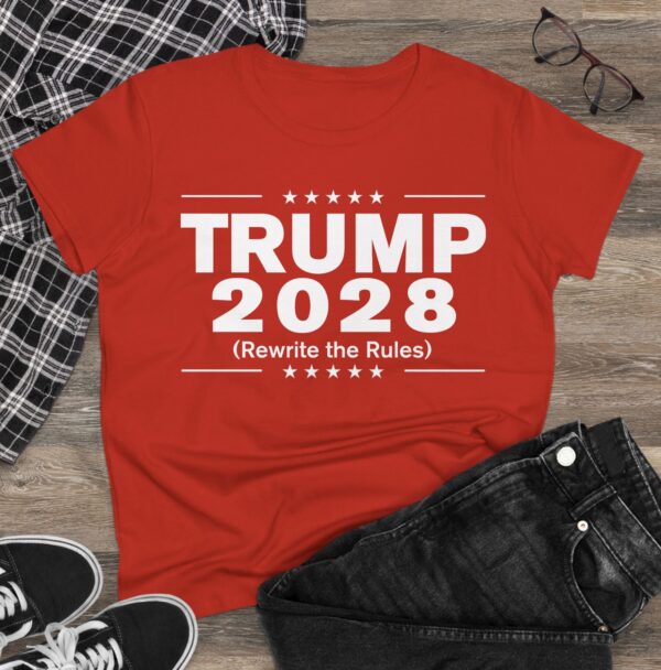 Trump 2028 (Rewrite the rules) Women's T-Shirt