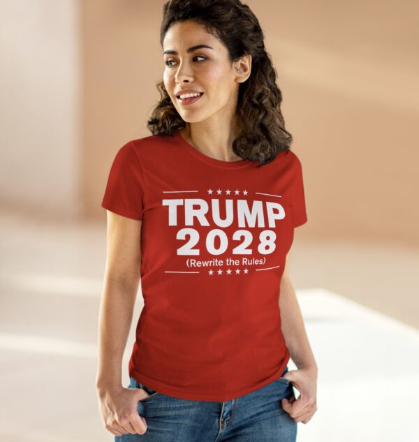 Trump 2028 (Rewrite the rules) Women's T-Shirt