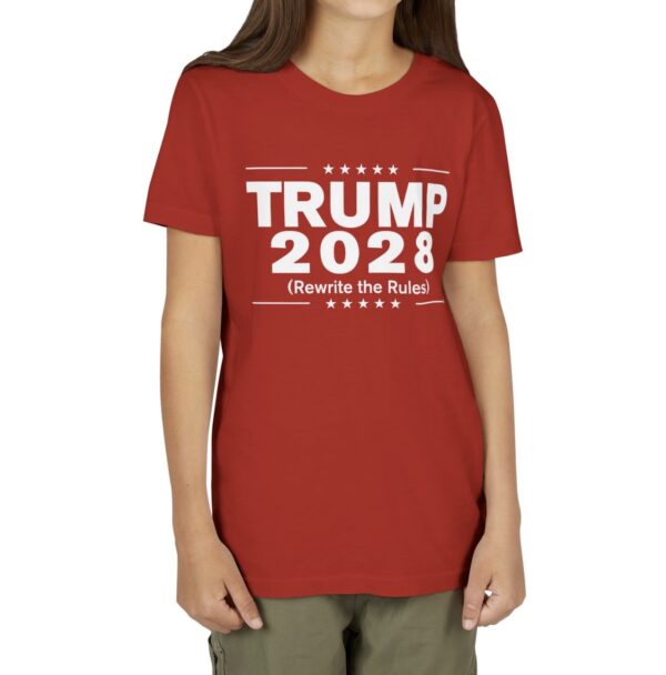 Trump 2028 (Rewrite the rules) Youth T-Shirt