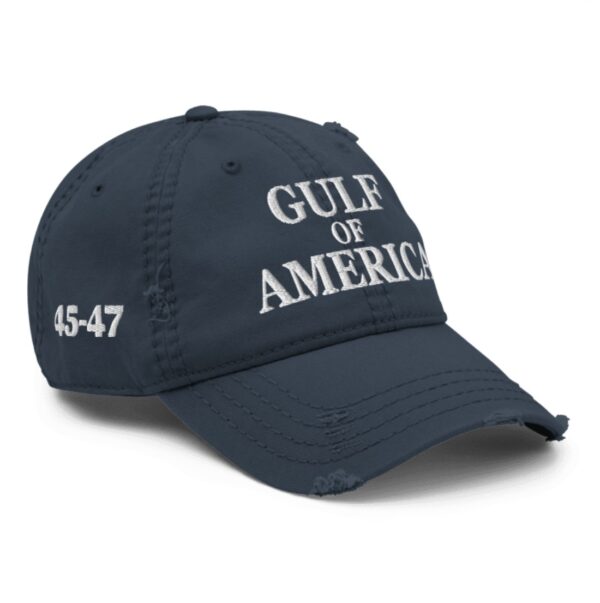 Elon Gulf Of America Distressed Dad Hat