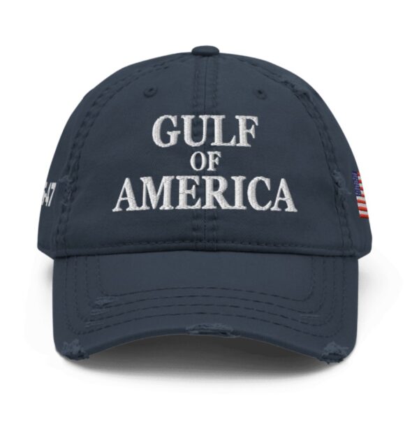 Elon Gulf Of America Distressed Dad Hat